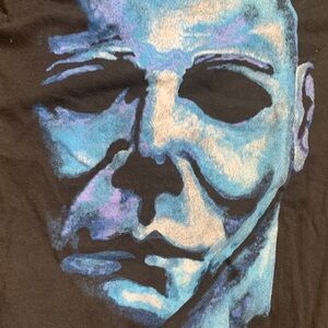 Halloween Micheal Myers Horror Movie Black T-Shirt